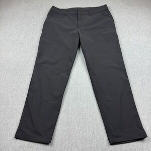 Lululemon Pants Men 34 Black ABC 28" Classic-Fit Warpstreme Chino Active M5AQHS